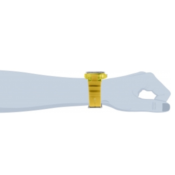 Invicta Pro Diver Anatomic Men's Watch 51.5mm  Case, Yellow Band. - Picture 3 of 8